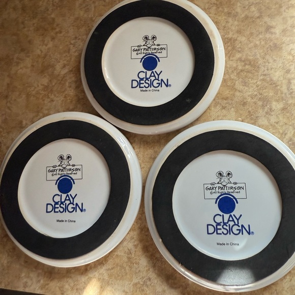 Set of 3 Gary Patterson cat coasters - Picture 4 of 4